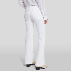 7 For all Mankind Slim Illusion Tailorless Dojo In Luxe White. Sz: 31
